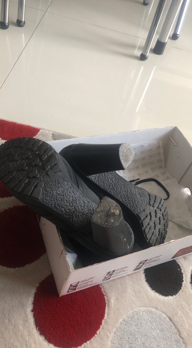 Siyah Deri Kadın Dolgu Topuklu Goth Bot - Görsel 5