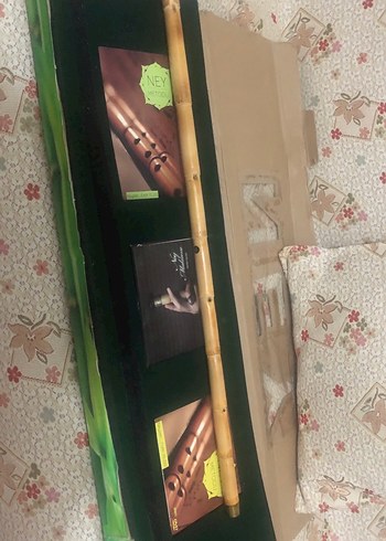 Desenli Bej Müzik Aleti( NEY) - Görsel 7