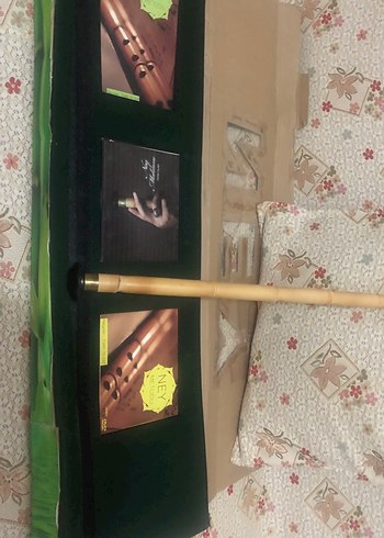 Desenli Bej Müzik Aleti( NEY) - Görsel 6