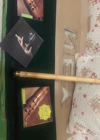 Desenli Bej Müzik Aleti( NEY) - Görsel 5