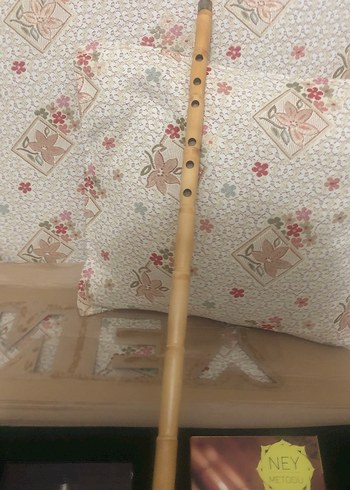 Desenli Bej Müzik Aleti( NEY) - Görsel 4