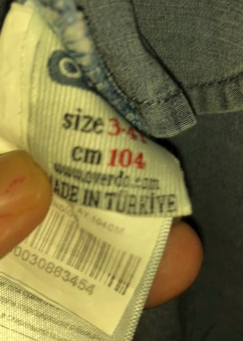 Nakışlı Düğmeli Kız çocuk Kot Yelek - Görsel 4