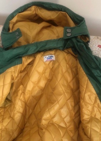 Kız erkek. Çocuk için Parlak Yeşil Fermuarlı Mont - Görsel 5