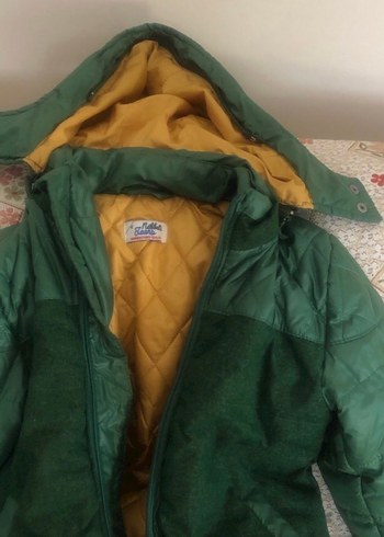 Kız erkek. Çocuk için Parlak Yeşil Fermuarlı Mont - Görsel 3