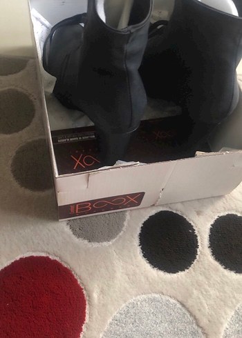 Kadın Siyah Süet Stiletto Topuklu Bot - Görsel 7