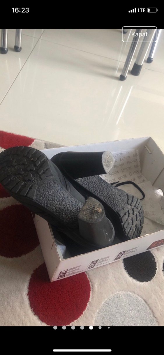 Kadın Siyah Süet Stiletto Topuklu Bot - Görsel 4