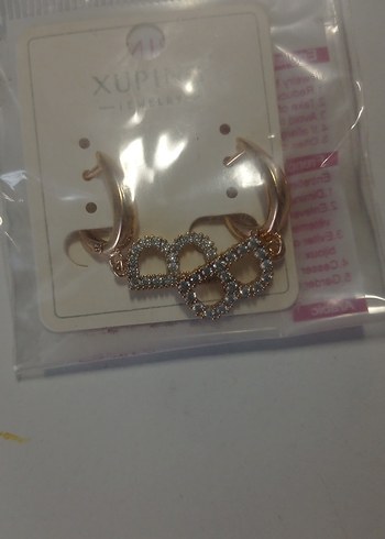 Lieza Jewelry Altın Renk Mini Payetli Küpeler