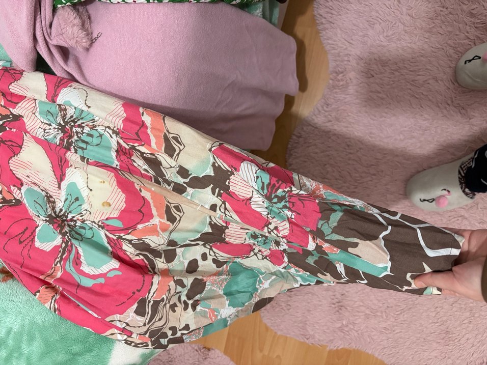 Kadın Çok Renkli midi elbise - Görsel 3