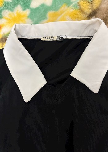 Kadın Uzun Kollu Yakalı Bluz - Görsel 2