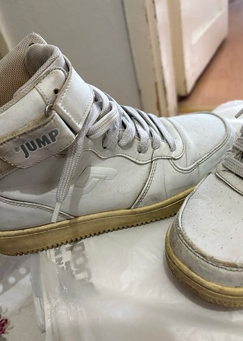 Beyaz Kadın Spor Ayakkabı Velcro Bantlı - Görsel 3