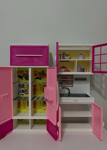 Pembe Oyuncak Mutfak Seti - Görsel 2