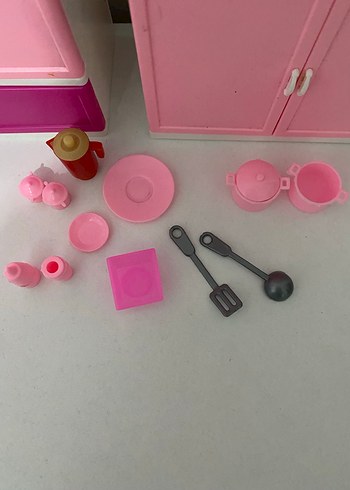 Pembe Oyuncak Mutfak Seti - Görsel 3