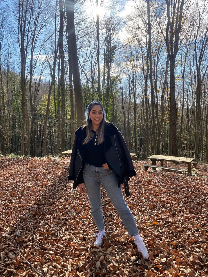 Kürk Detaylı Siyah Deri Kadın Ceket - Görsel 3