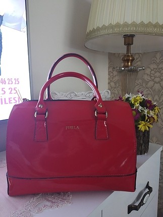 Furla kırmızı çanta