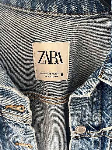 xs Beden Zara crop ceket