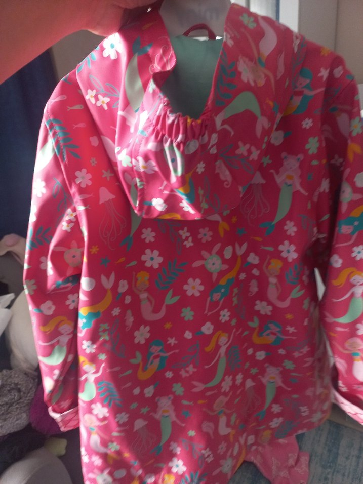 Stephen Joseph Kız Çocuk Pembe Kapüşonlu Yağmurluk - Görsel 2