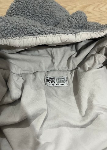 Gri Düğmeli Bebek Tulumu - Görsel 4