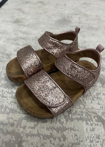 Parlak Kahverengi Kız Terlikleri Nakışlı - Görsel 2