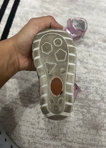 Pembe Fiyonklu Kız Bebek İlk Adım Ayakkabısı - Görsel 4