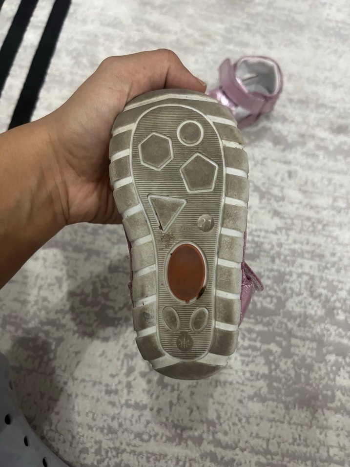 Pembe Fiyonklu Kız Bebek İlk Adım Ayakkabısı - Görsel 4