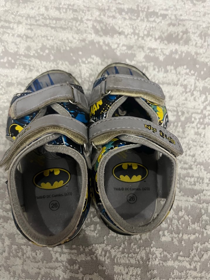 Gri Desenli Erkek Çocuk Sandalet - Görsel 3