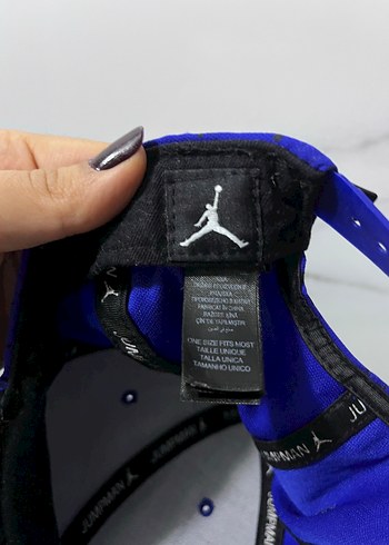 Siyah Logo Detaylı Lacivert Erkek Şapka - Görsel 2