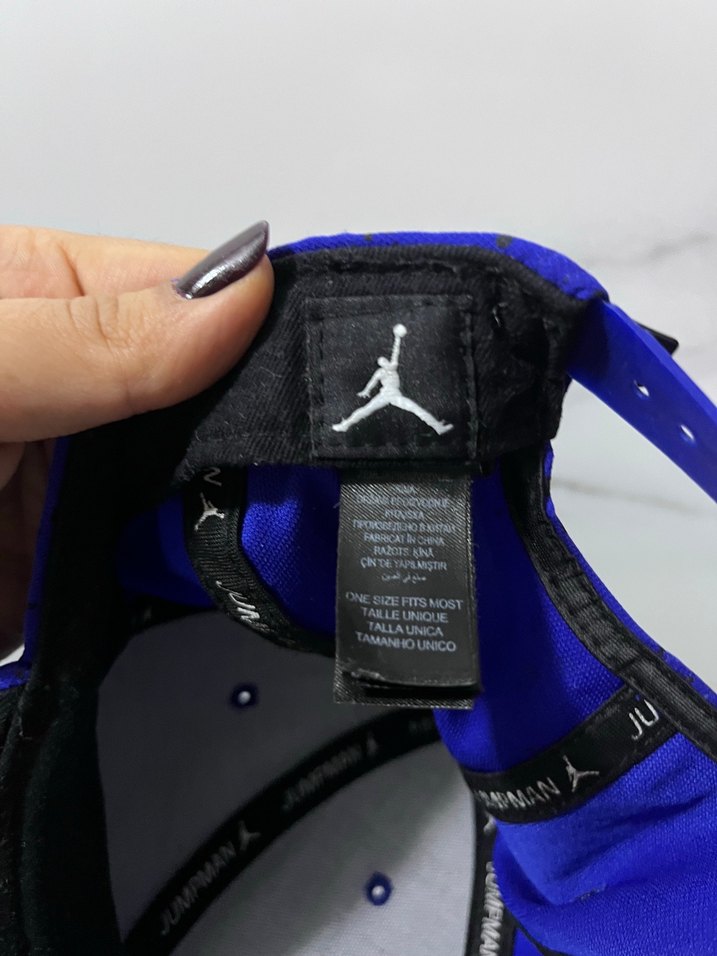 Siyah Logo Detaylı Lacivert Erkek Şapka - Görsel 2