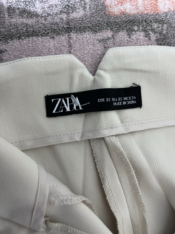 Kadın Bej Kumaş Pantolon, Normal Boy, Regular Fit - Görsel 2