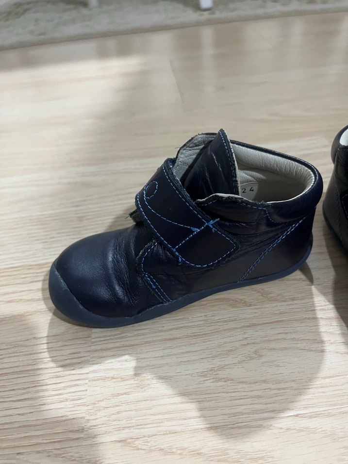 Koyu Mavi Erkek Bebek İlk Adım Ayakkabısı - Görsel 3