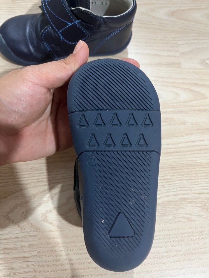 Koyu Mavi Erkek Bebek İlk Adım Ayakkabısı - Görsel 4