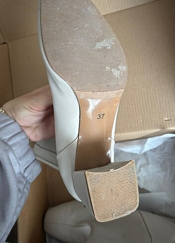 Kemik renk streç bot  - Görsel 5