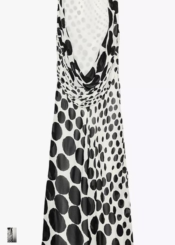 Zara Puantiyeli zara elbise ZW collection