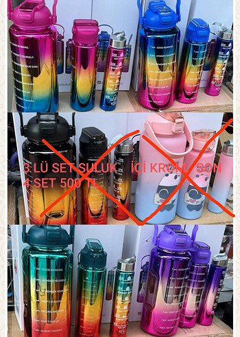 üçlü set suluk