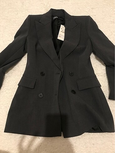 s Beden gri Renk Zara blazer ceket