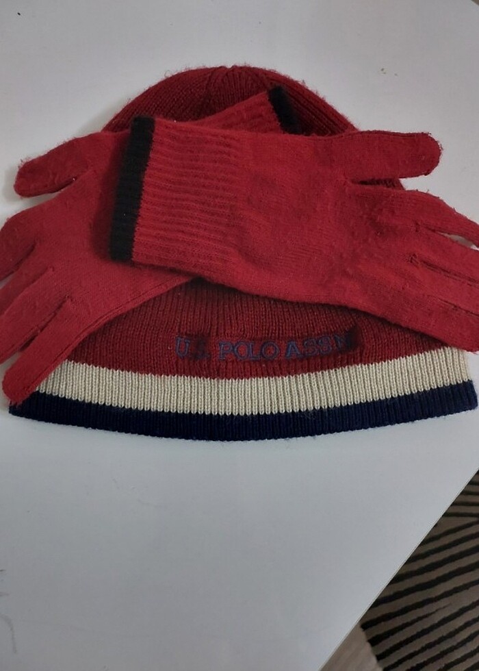 Polo erkek çosuk şapka ve eldiven - Görsel 3