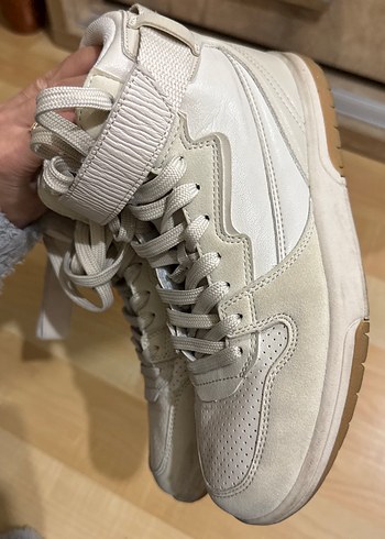 Krem rengi zara spor ayakkabı - Görsel 5