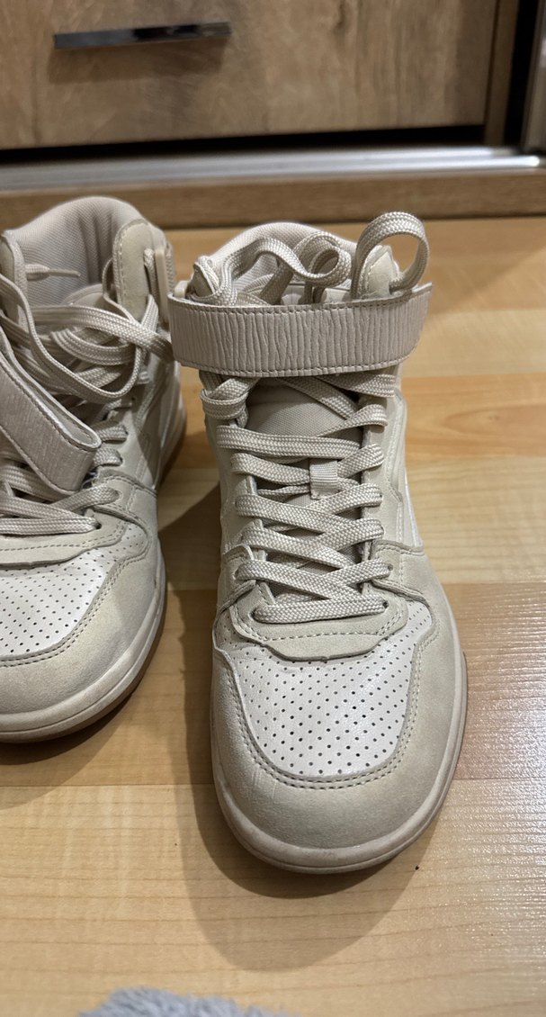 Krem rengi zara spor ayakkabı - Görsel 4