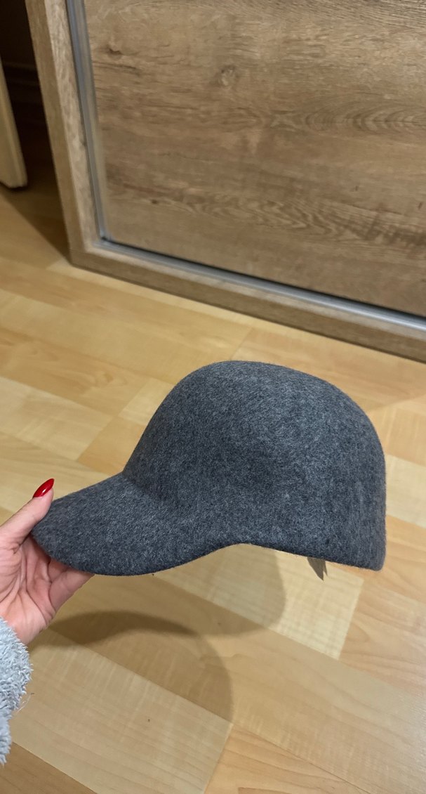 Gri Kadın şapka - Görsel 2