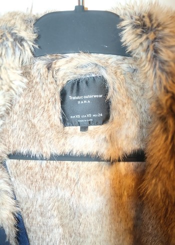 Kürklü Kapüşonlu Kadın Kışlık Mont - Görsel 3