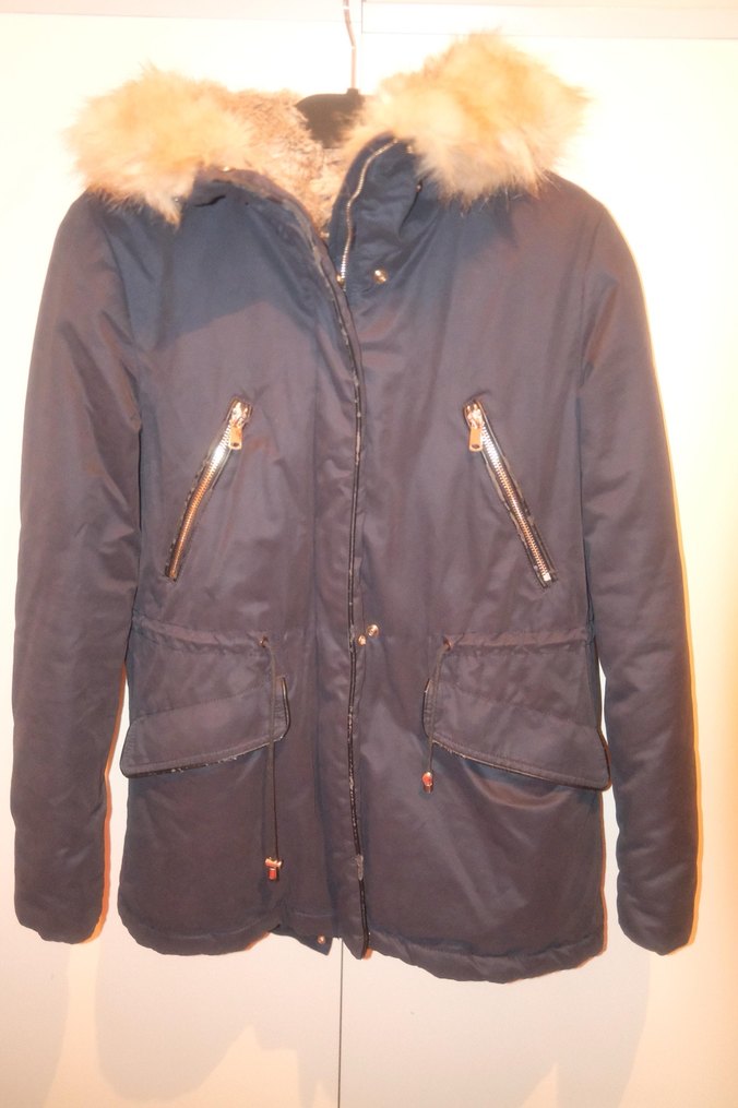 Kürklü Kapüşonlu Kadın Kışlık Mont - Görsel 5