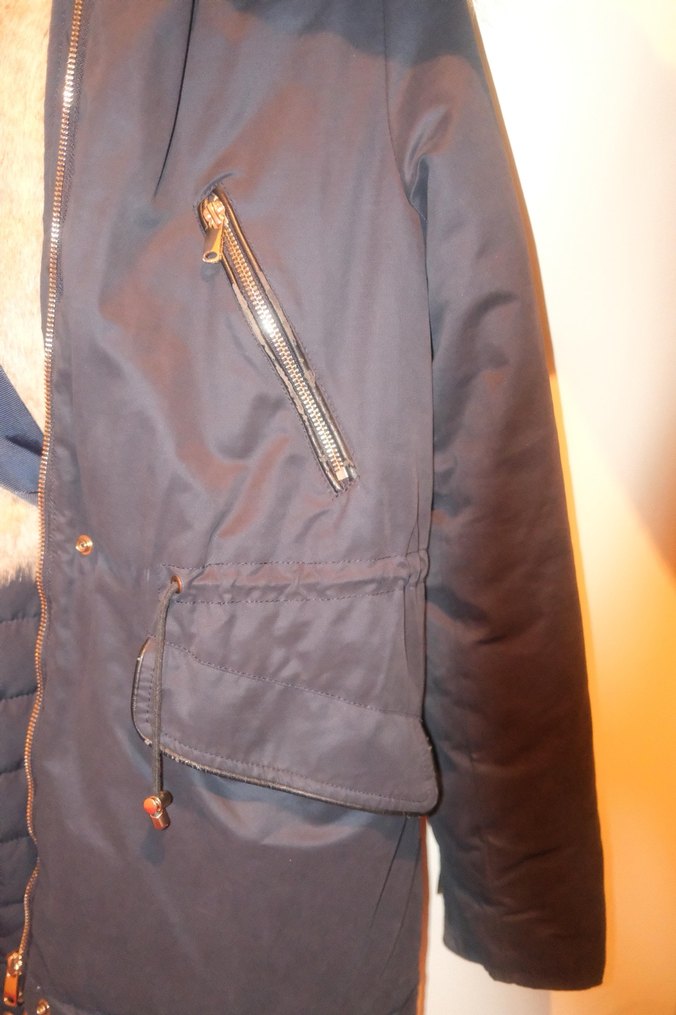 Kürklü Kapüşonlu Kadın Kışlık Mont - Görsel 4