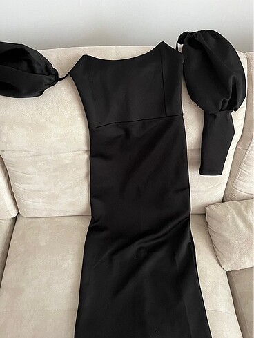 Diğer Siyah midi elbise