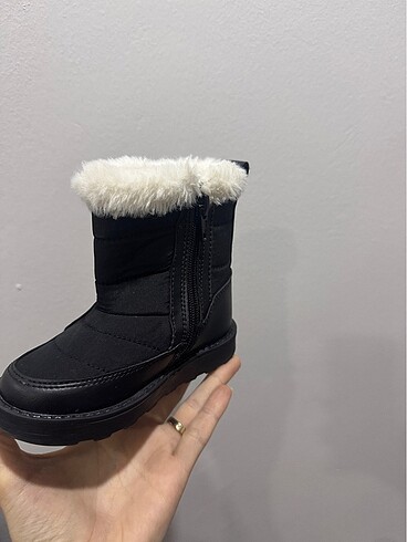 23 Beden siyah Renk Bebek kar bot çizme