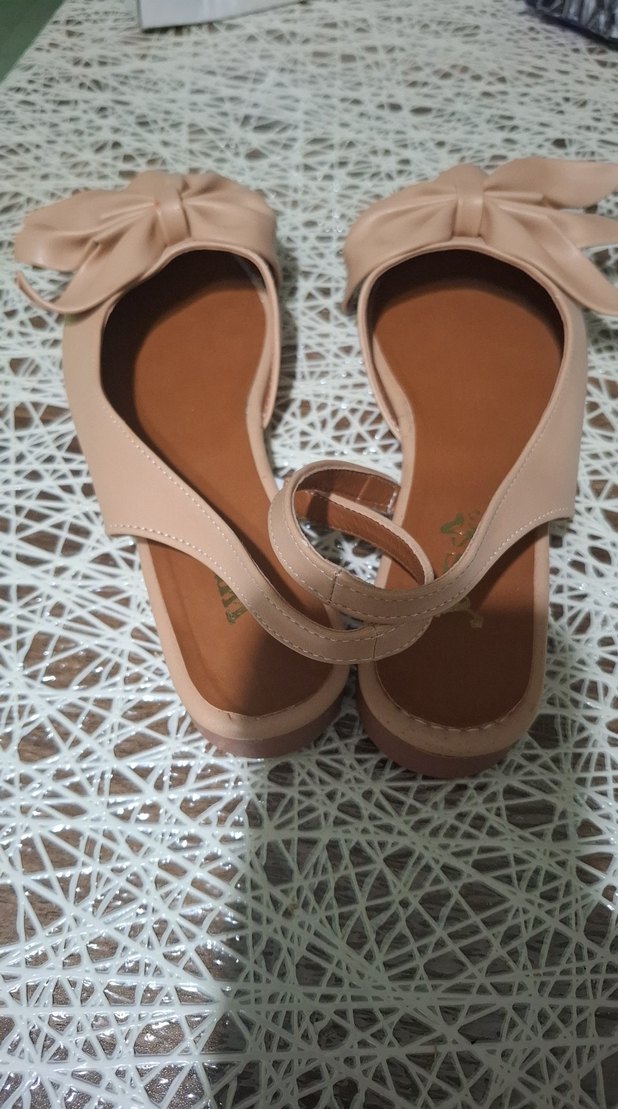 Bej Fiyonklu Kadın Topuklu Babet - Görsel 3