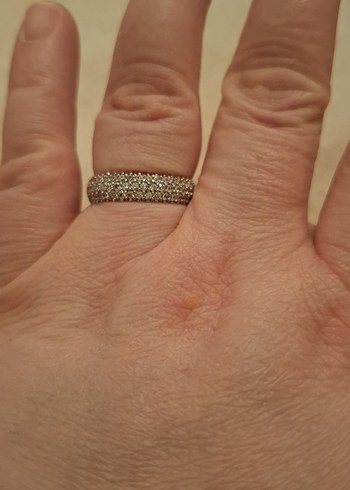 Bohem Esintili Gri Elastik Kadın Yüzük - Görsel 2