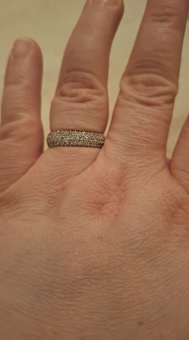 Bohem Esintili Gri Elastik Kadın Yüzük - Görsel 2