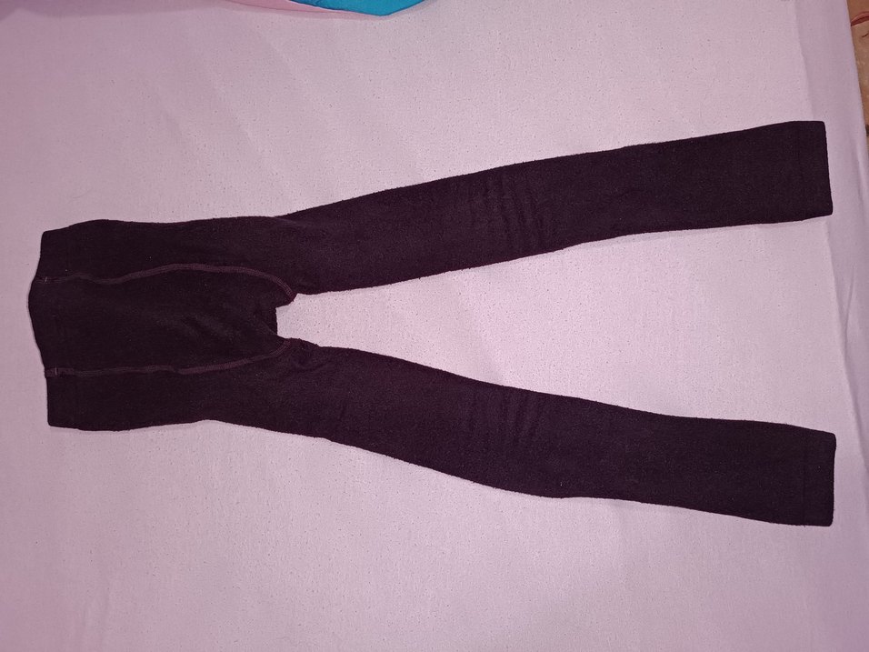 Kız Çocuk Mor Triko Tayt - Görsel 4