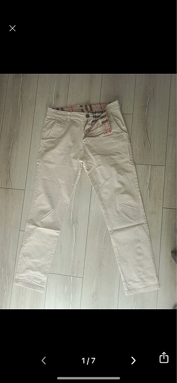 Orijinal burbery kanvas pantolon