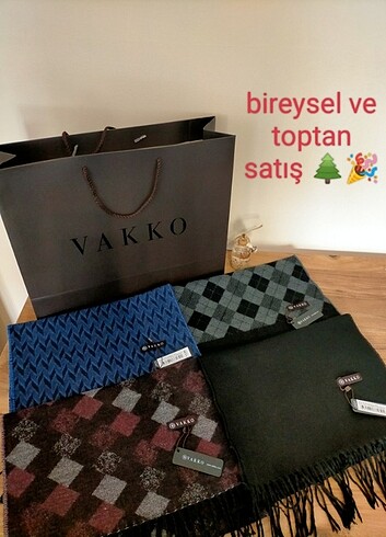 Vakko Atkı (unisex-etiketli)