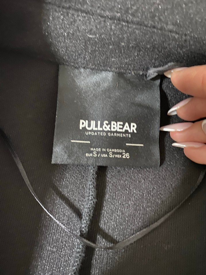 Düğmeli Siyah Midi  Kaban - Görsel 3